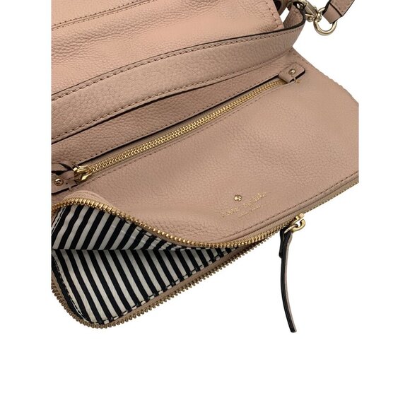 Kate Spade New York Pebbled Leather Crossbody Bag In Taupe - Picture 13 of 13